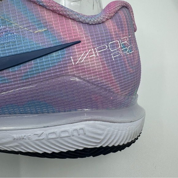 Nike Court Air Zoom Vapor Pro 'Pink Foam Glacier Blue' tennis shoe. SZ 7 - Picture 7 of 11